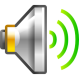 Click to enlarge Audio Volume High Icon