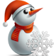 Click to enlarge Snowman Image