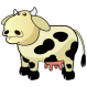 Click to enlarge Cow Illustration Clipart