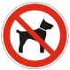 Click to enlarge No Pets Allowed Sign Image