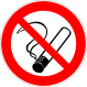 Click to enlarge No Smoking Sign Image