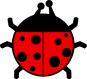 Click to enlarge Ladybug Icon Illustration 2