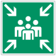 Green Meeting Area Safety Sign