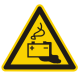 Click to enlarge Battery Fumes Hazard Sign