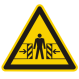 Click to enlarge Crushing Hazard Sign