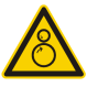 Click to enlarge Rotating Cylinder Hazard Sign