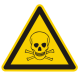 Click to enlarge Toxic Materials Hazard Sign