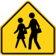 Click to enlarge School Crossing Sign Image