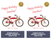 Click to preview Children's Birthday Invitation Template Bicycles