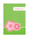Click to preview Floral Thank You Card Template Illustrated