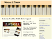Click to preview Piano Theme Web Template WordPress